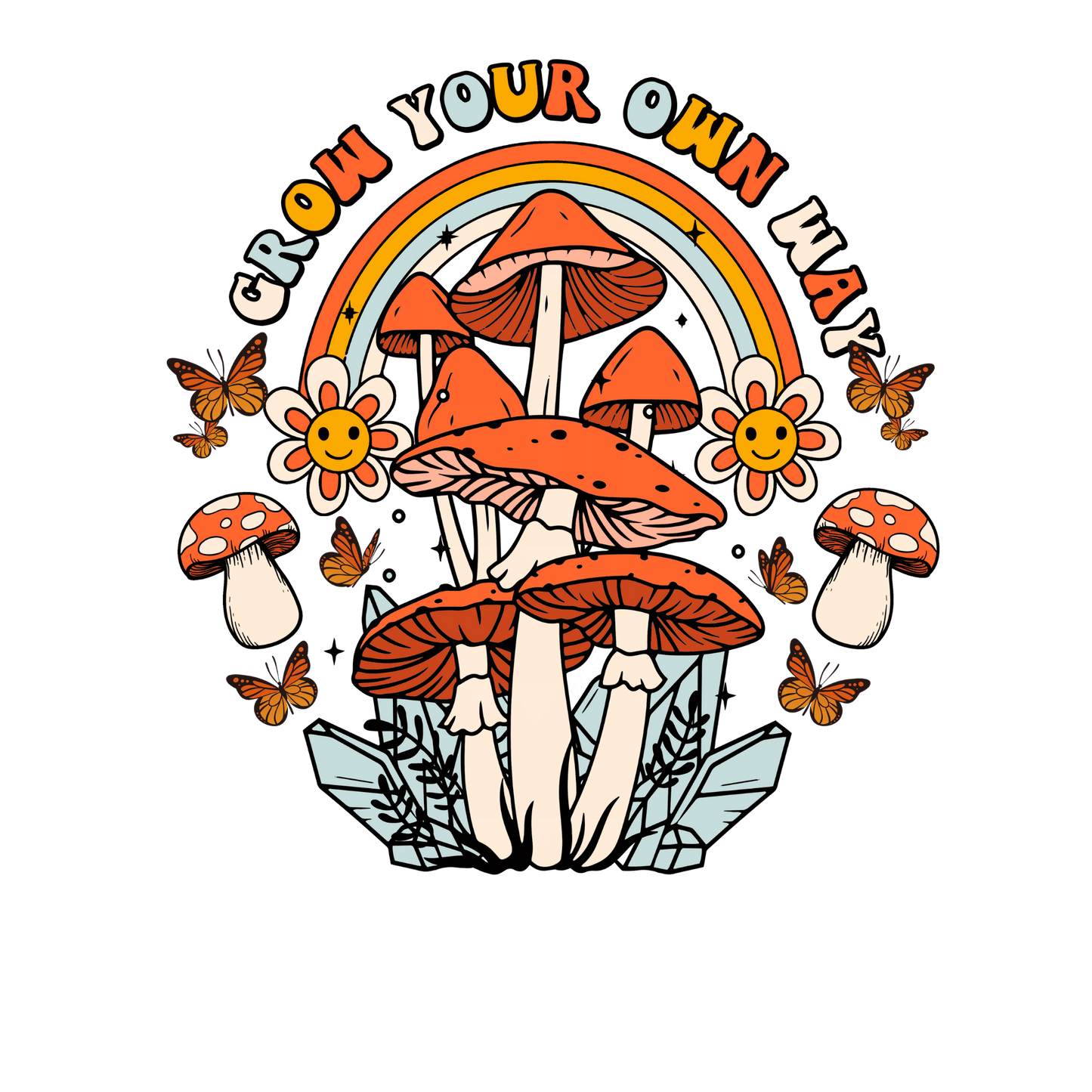 Grow Your Own Way Microfiber Decorative Towel