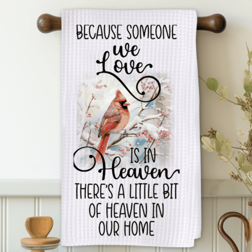 Someone We Love Cardinal Microfiber Decorative Towel