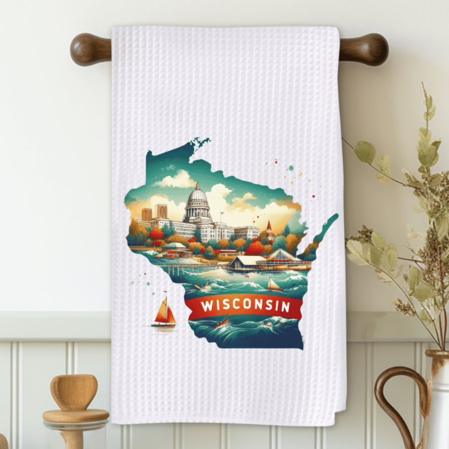 Wisconsin Microfiber Decorative Towel