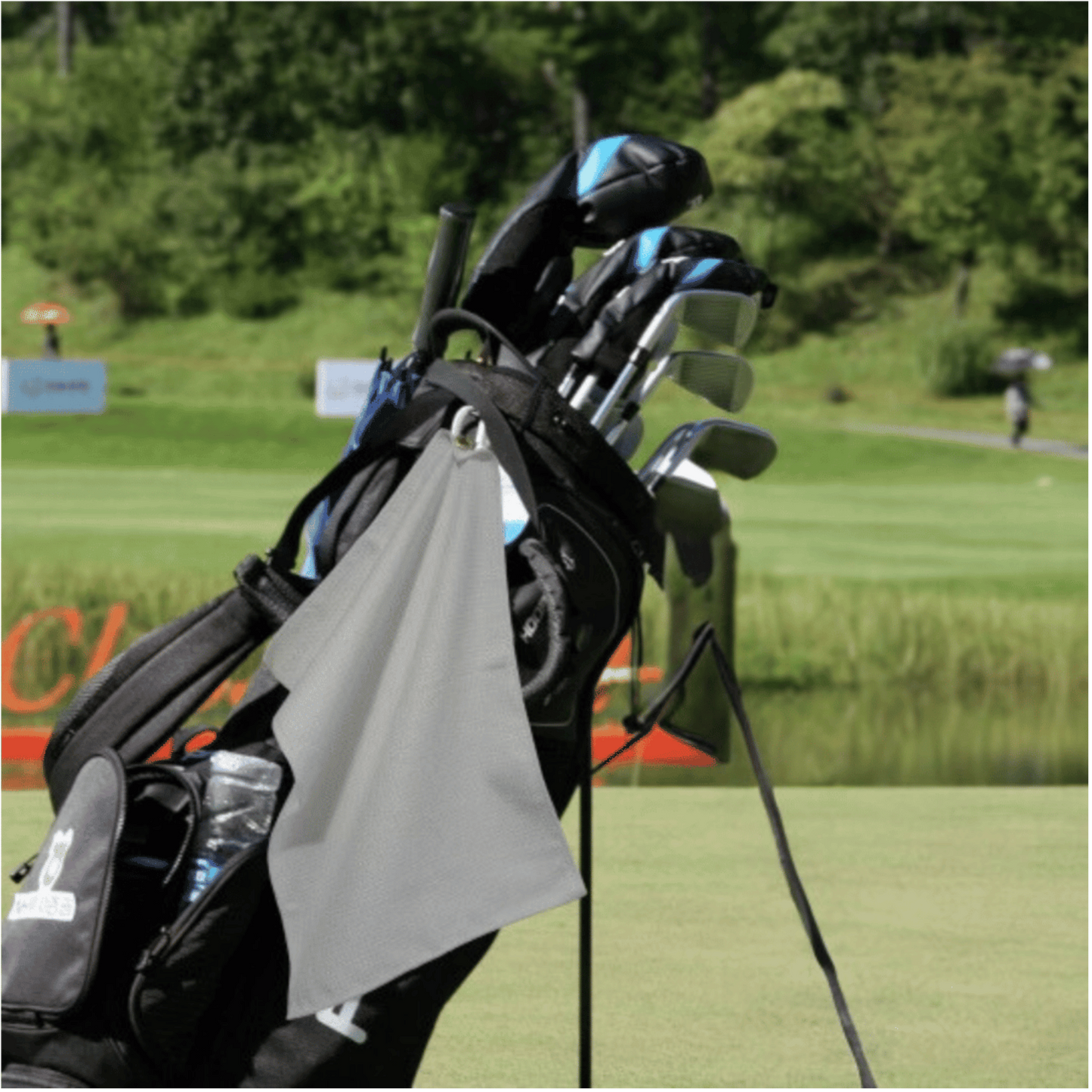 Putt Around and Find Out Grommeted Microfiber Golf Towel