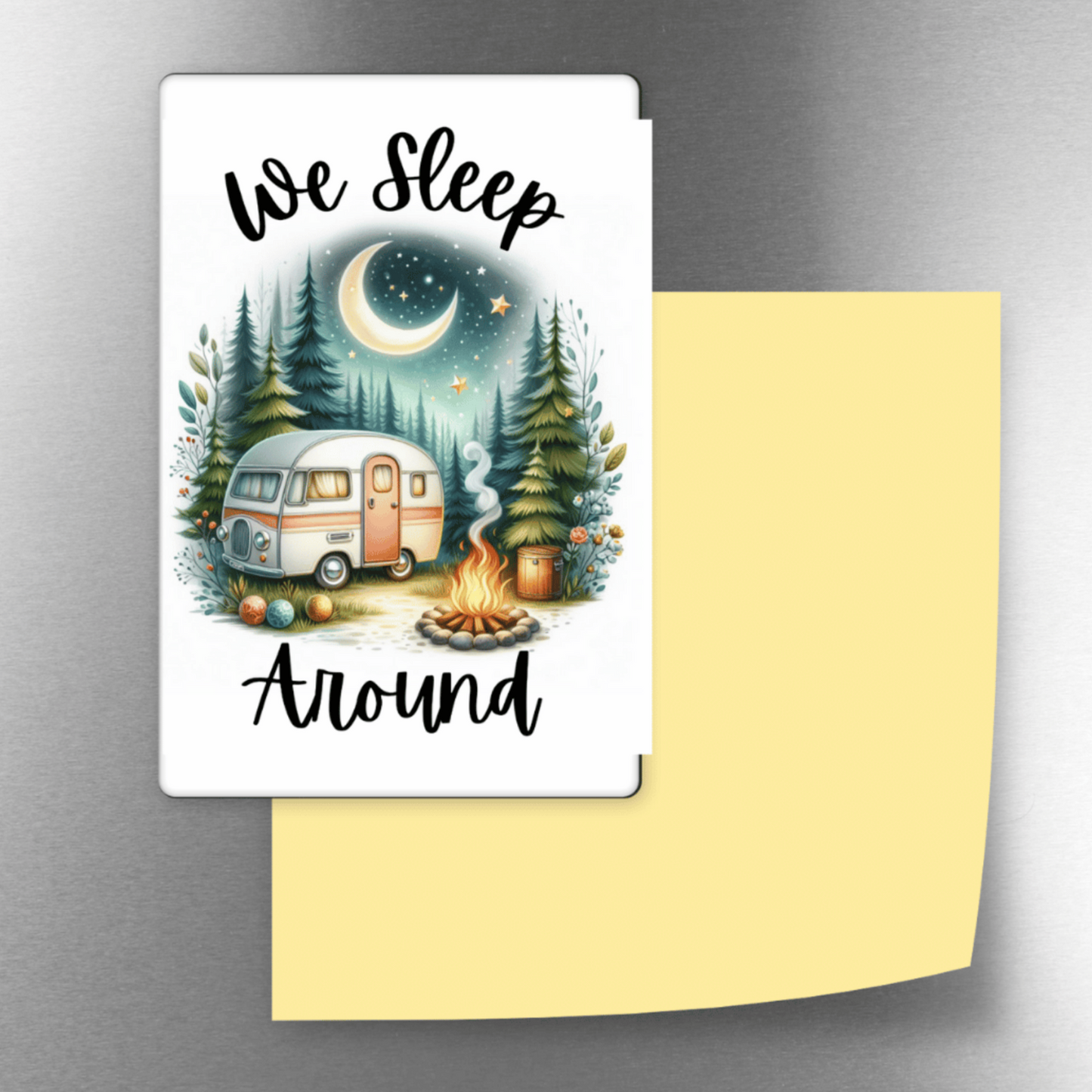 We Sleep Around Decorative 4x3 Magnets