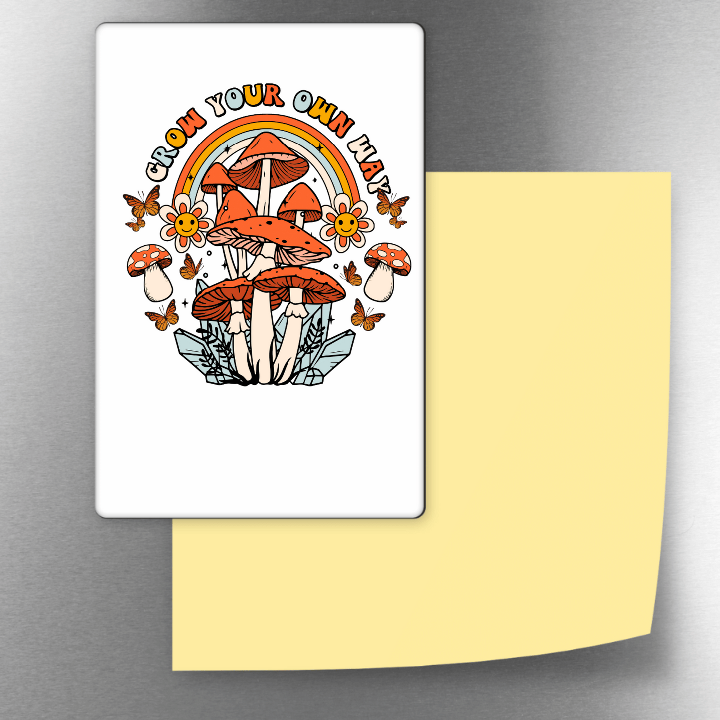 Grow Your Own Way Decorative 4x3 Magnet