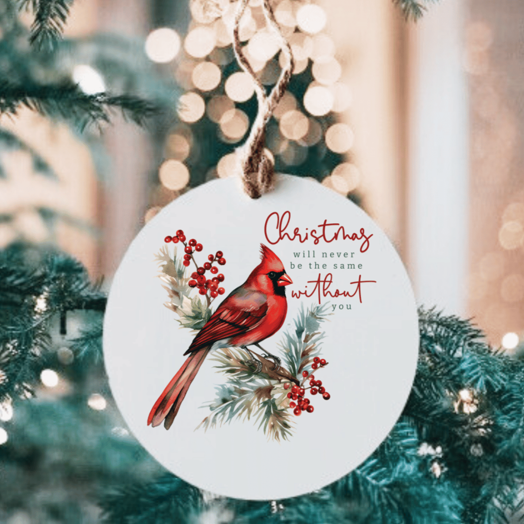 Christmas Without You Small MDF Wood Ornaments