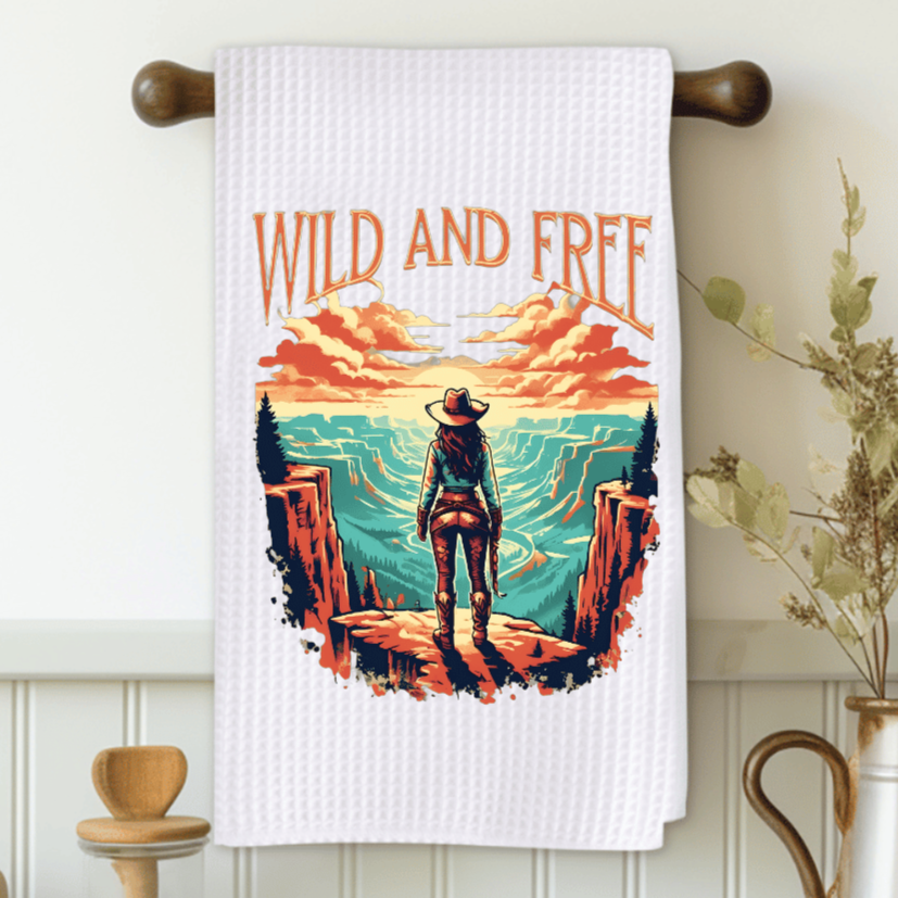 Wild And Free Microfiber Decorative Towel