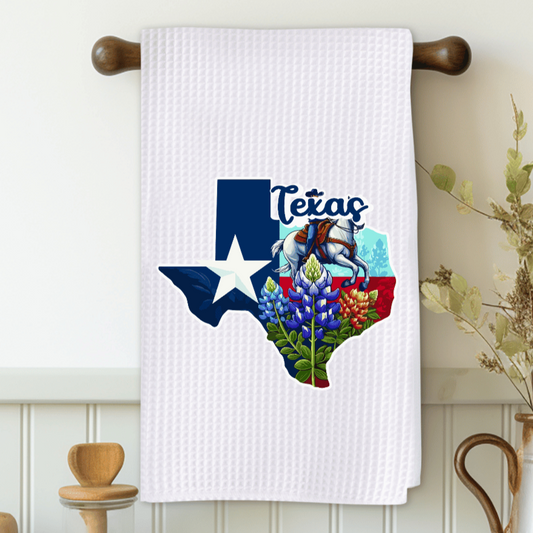 Texas Microfiber Decorative Towel
