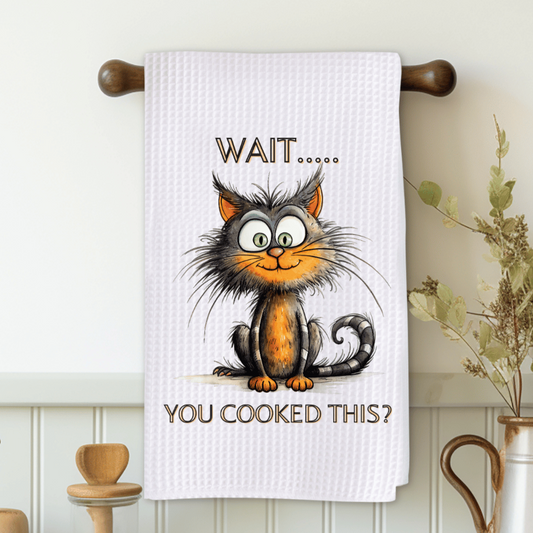 Wait... You Cooked This Microfiber Decorative Towel
