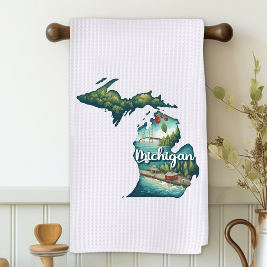 Michigan Microfiber Decorative Towel