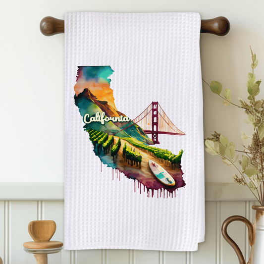 California Microfiber Decorative Towel