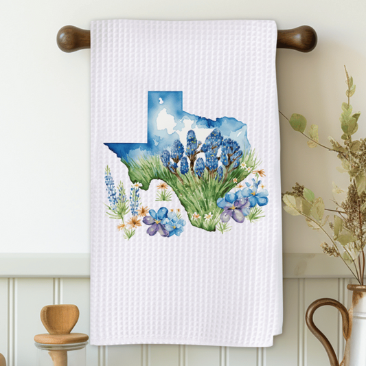 Texas State Flower Microfiber Decorative Towel