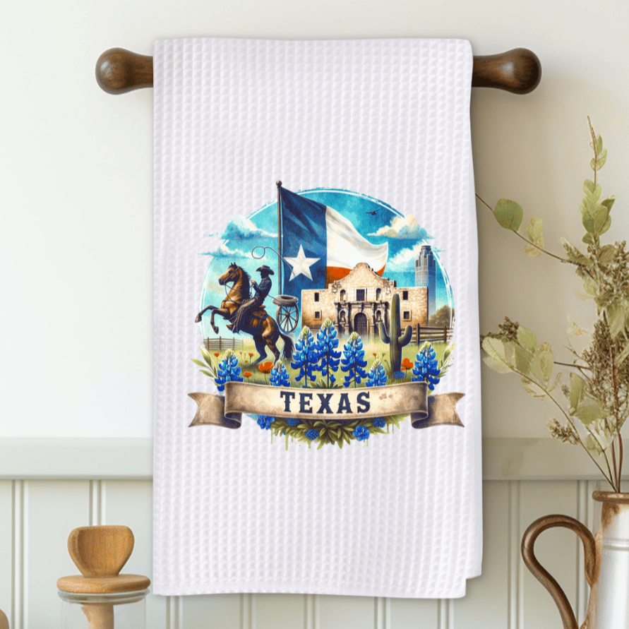 Texas Alamo Microfiber Decorative Towel