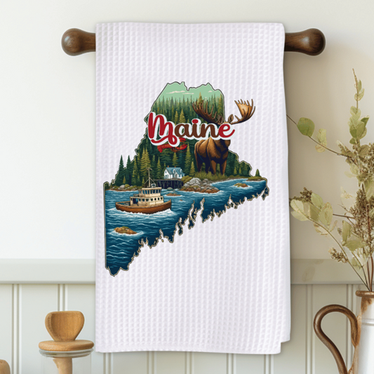 Maine Microfiber Decorative Towel