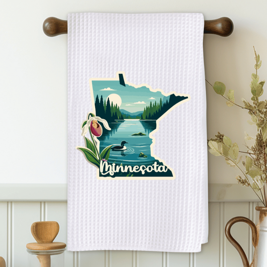 Minnesota Lake Microfiber Decorative Towel