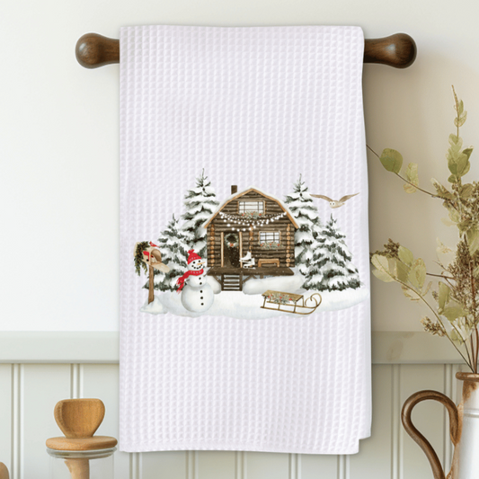 Vintage Christmas Microfiber Decorative Towel