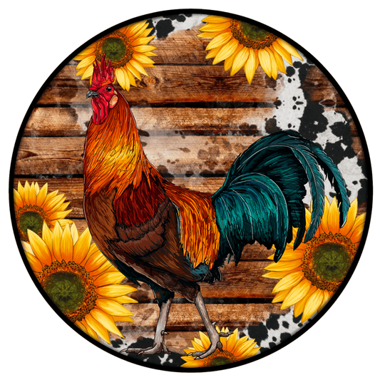 Rooster Car Coaster Set