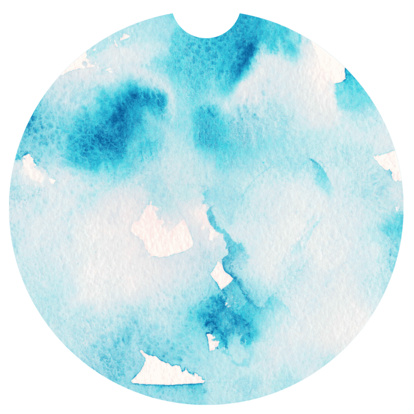 Blue Swirls Car Coaster Set