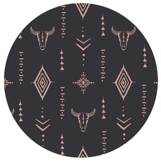 Western Blue Car Coaster Set