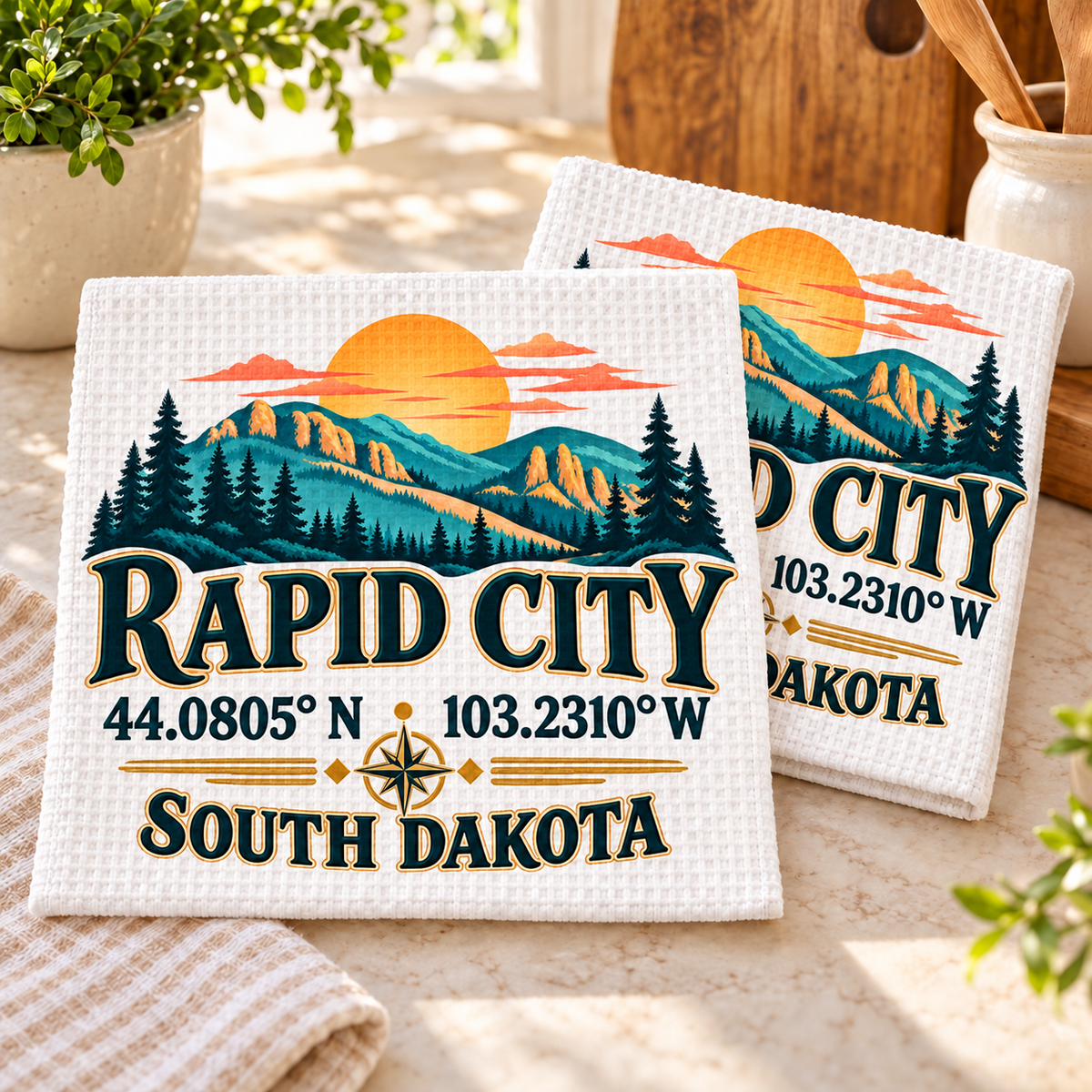 DC-MTD6 — Rapid City Coordinates | MY TOWN COLLECTION product mockup