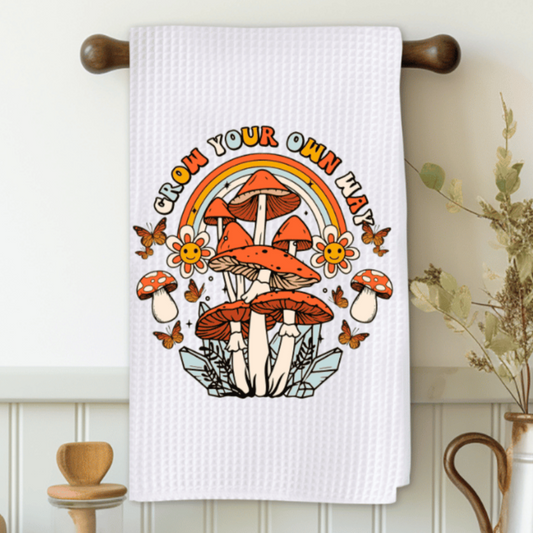 Grow Your Own Way Microfiber Decorative Towel
