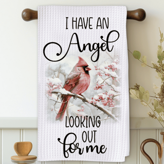 I Have An Angel Cardinal Microfiber Decorative Towel