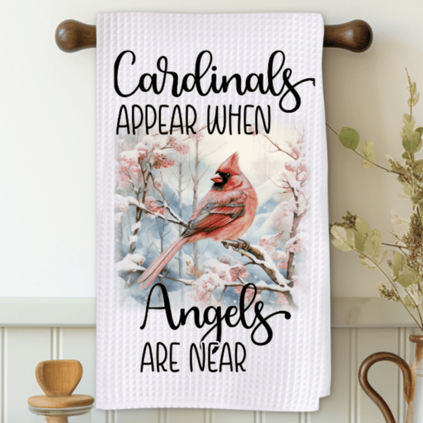Cardinals Appear Microfiber Decorative Towel