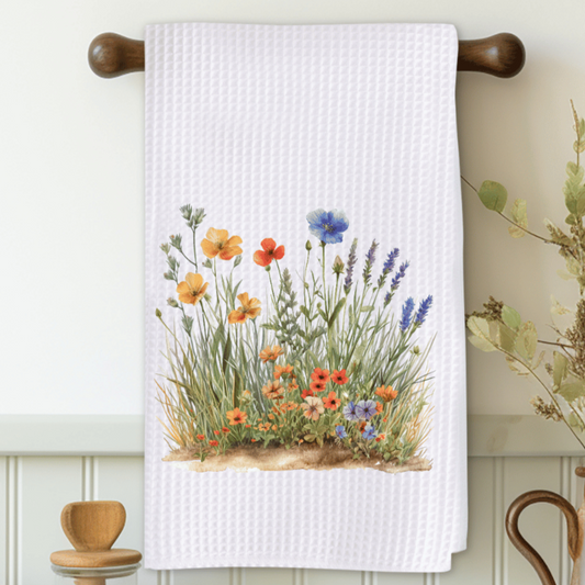 Wild Flowers 1 Microfiber Decorative Towel