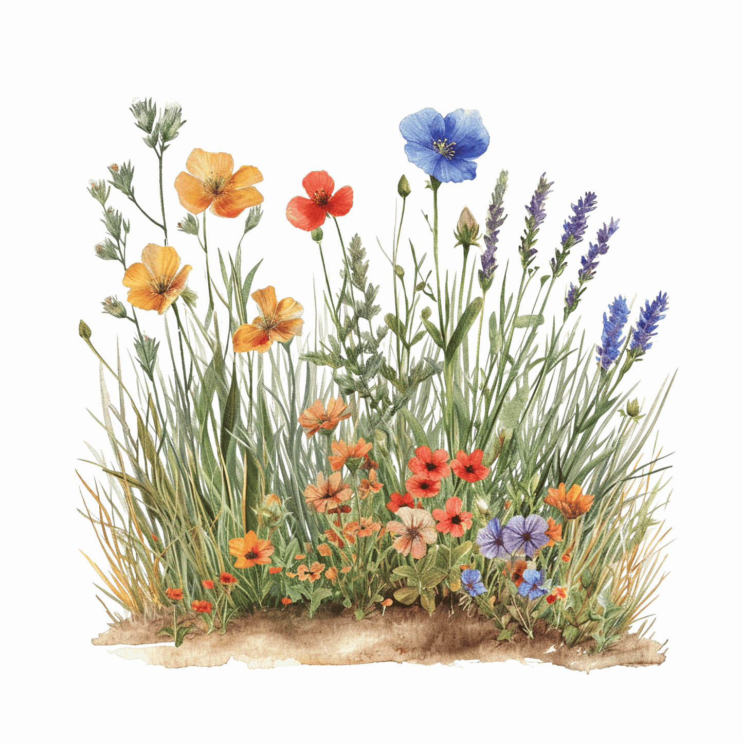 Wild Flowers 1 Microfiber Decorative Towel
