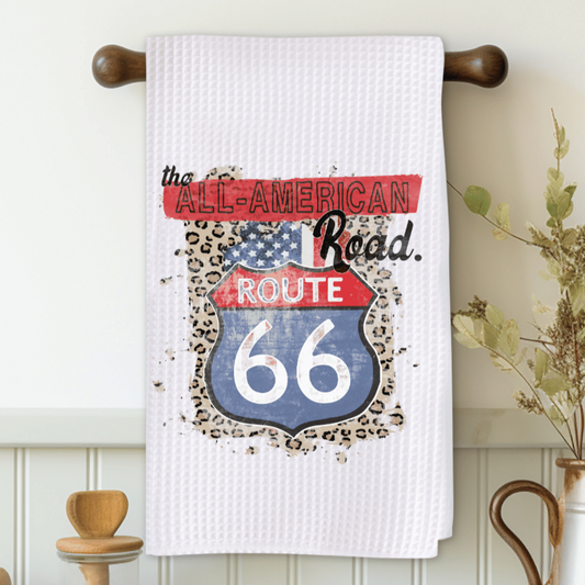 All American Road Microfiber Decorative Towel
