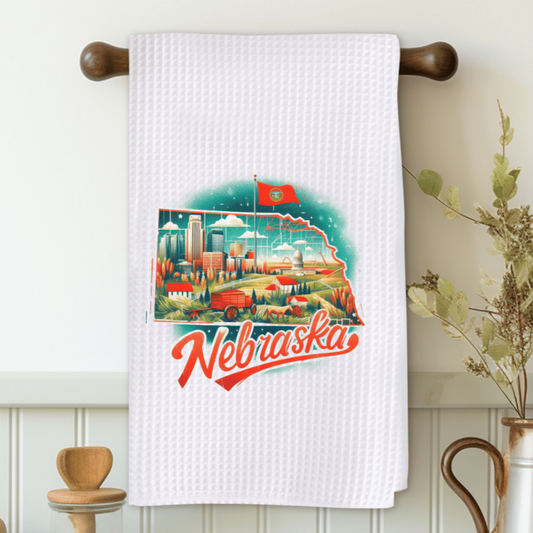 Nebraska Microfiber Decorative Towel