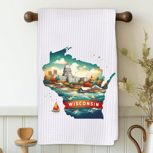 Wisconsin Microfiber Decorative Towel