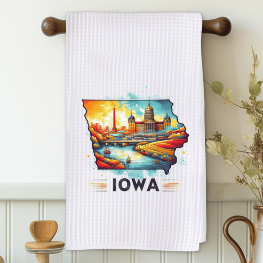 Iowa Microfiber Decorative Towel
