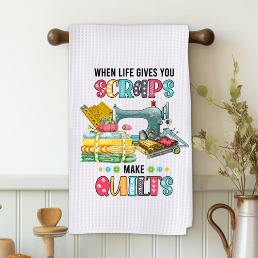 Life Gives You Scraps Microfiber Decorative Towel