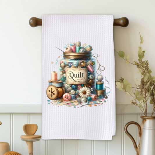 Quilting Threads Microfiber Decorative Towel