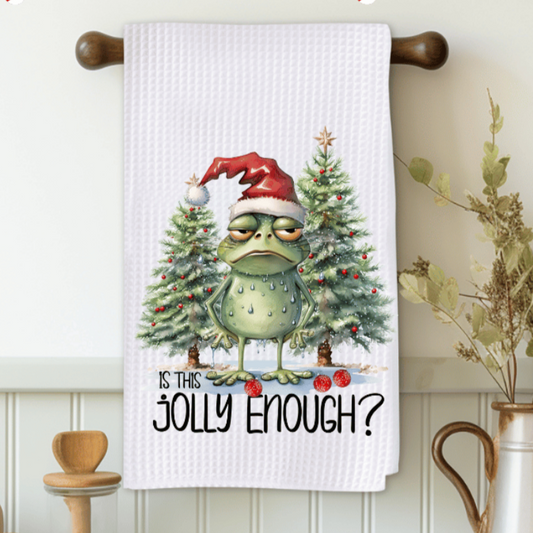 Is This Jolly Enough Microfiber Decorative Towel