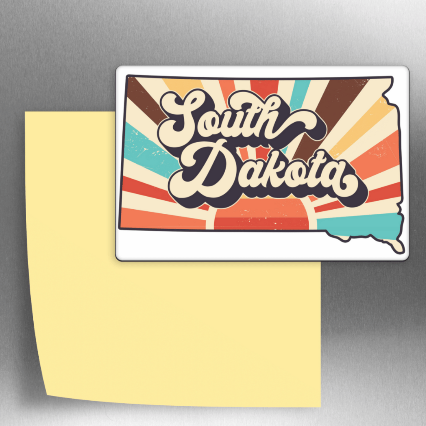 South Dakota Decorative 4x3 Magnet