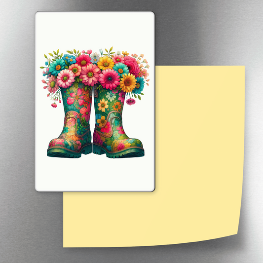 Garden Boots Decorative 4x3 Magnet