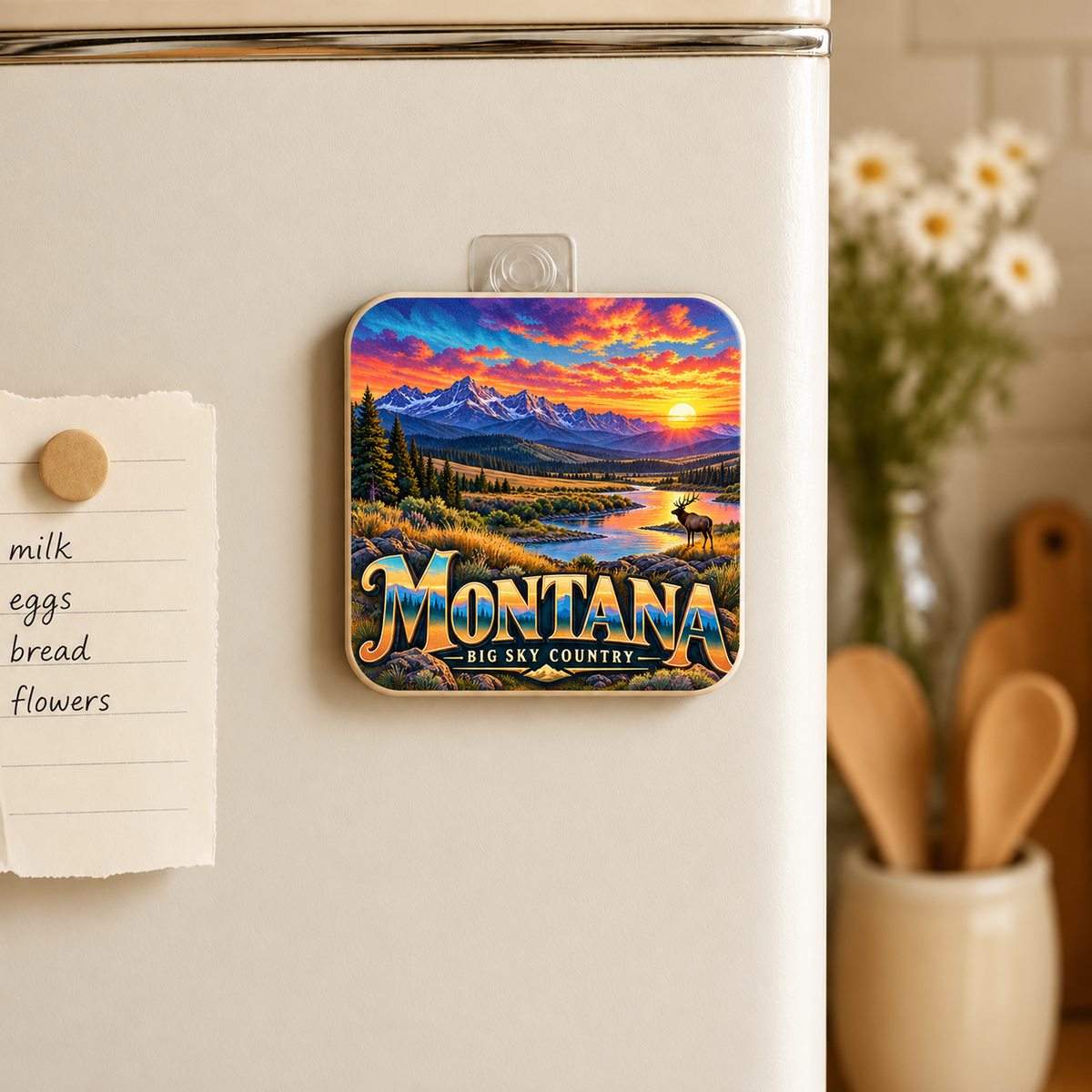MAG-MTD3 — Montana Big Sky River Sunset | MY TOWN COLLECTION product mockup
