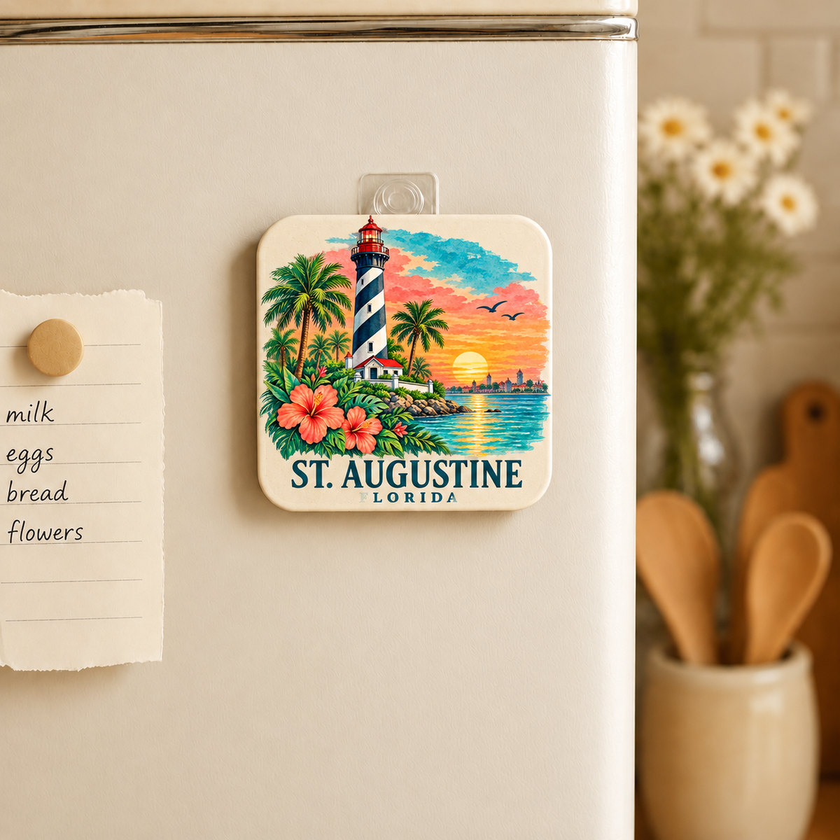 MAG-MTD8 — St. Augustine Lighthouse Sunset | MY TOWN COLLECTION product mockup