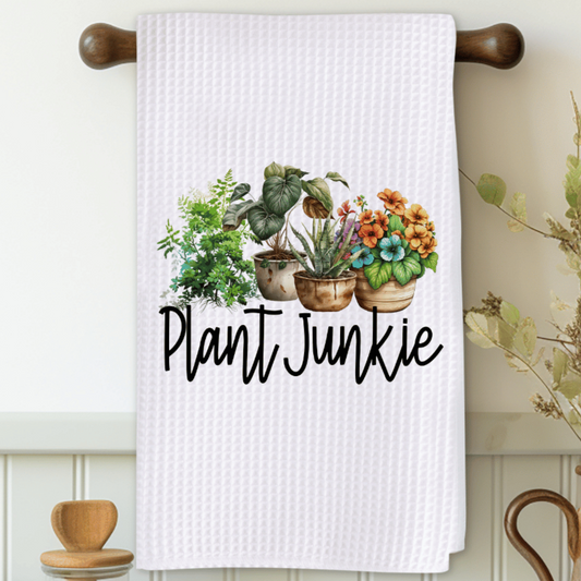 Plant Junkie Microfiber Decorative Towel