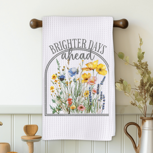 Brighter Days Ahead Microfiber Decorative Towel
