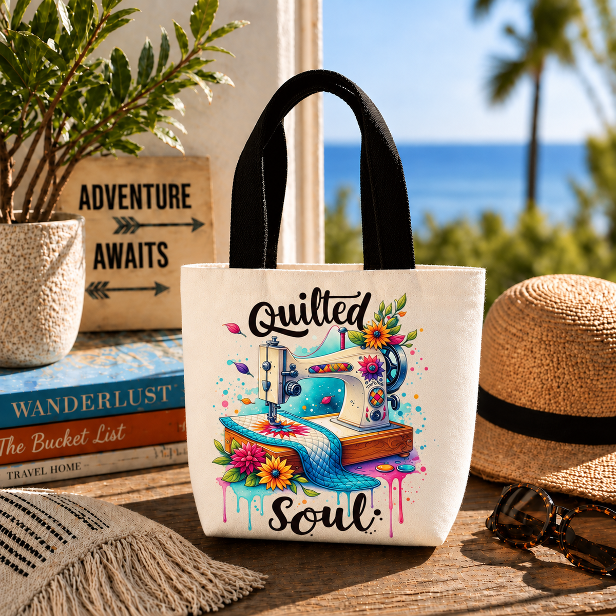 Quilted Soul design 1507 on small tote