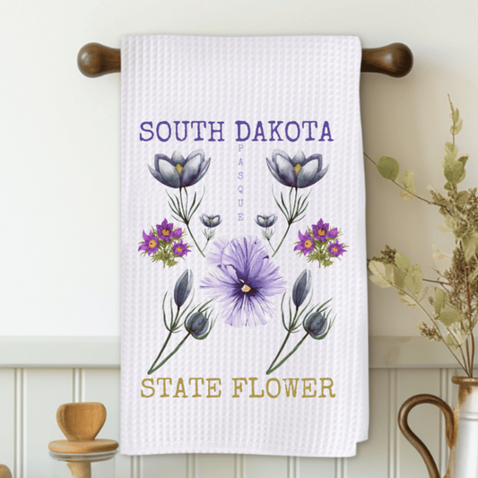 Pasque Flower Microfiber Decorative Towel
