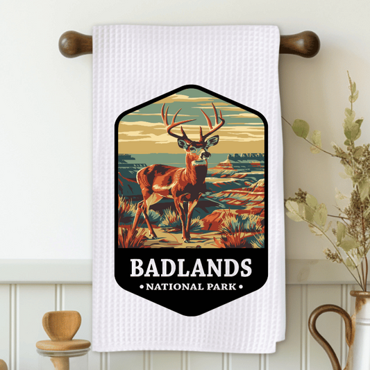 Badlands Deer Microfiber Decorative Towel