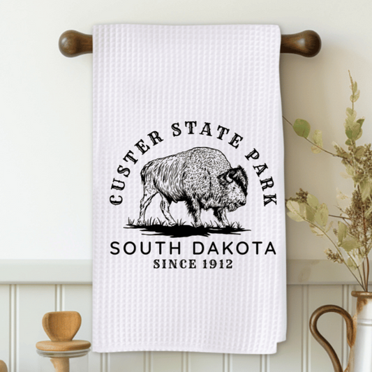 Custer State Park Buffalo Microfiber Decorative Towel