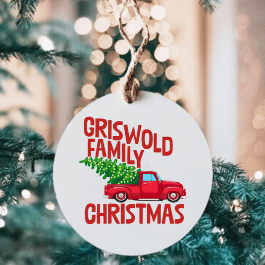 Griswold Family Christmas Small MDF Wood Ornament