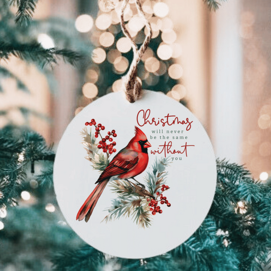 Christmas Without You Small MDF Wood Ornaments