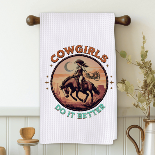 Cowgirls Do It Better Microfiber Decorative Towel