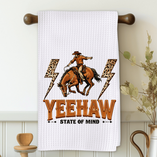 Yeehaw State Of Mind Microfiber Decorative Towel