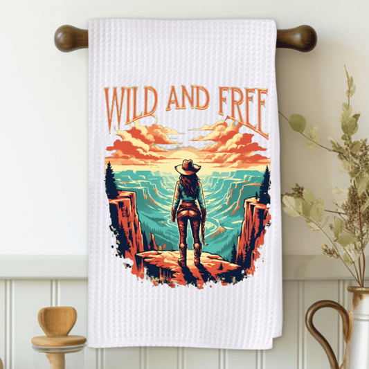 Wild And Free Microfiber Decorative Towel