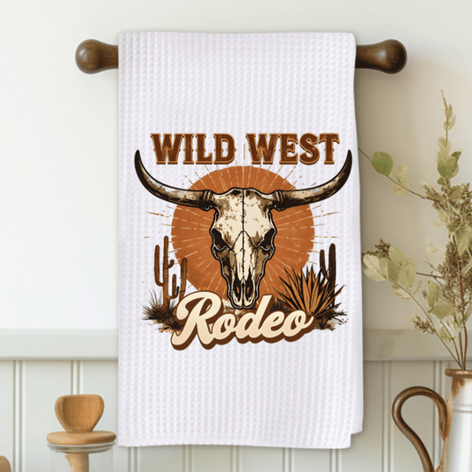 Wild West Rodeo Microfiber Decorative Towel