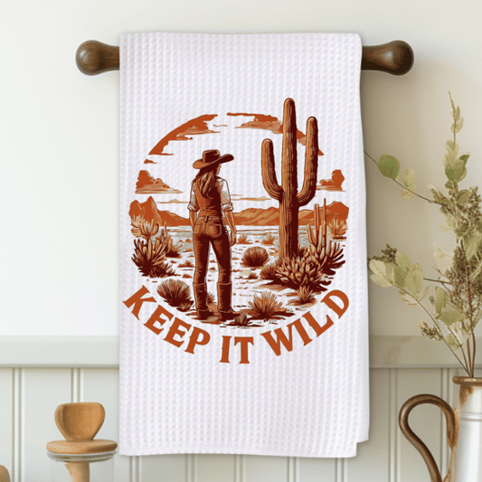 Keep It Wild Microfiber Decorative Towel